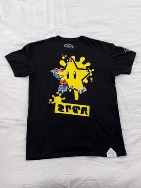 Splatoon 2 Super Mario 35th Anniversary Festival T-Shirt Size M.